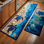Lot de tapis de cuisine Sagesse de l'Océan