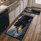Lot de tapis de cuisine Au Bord de la Rivière