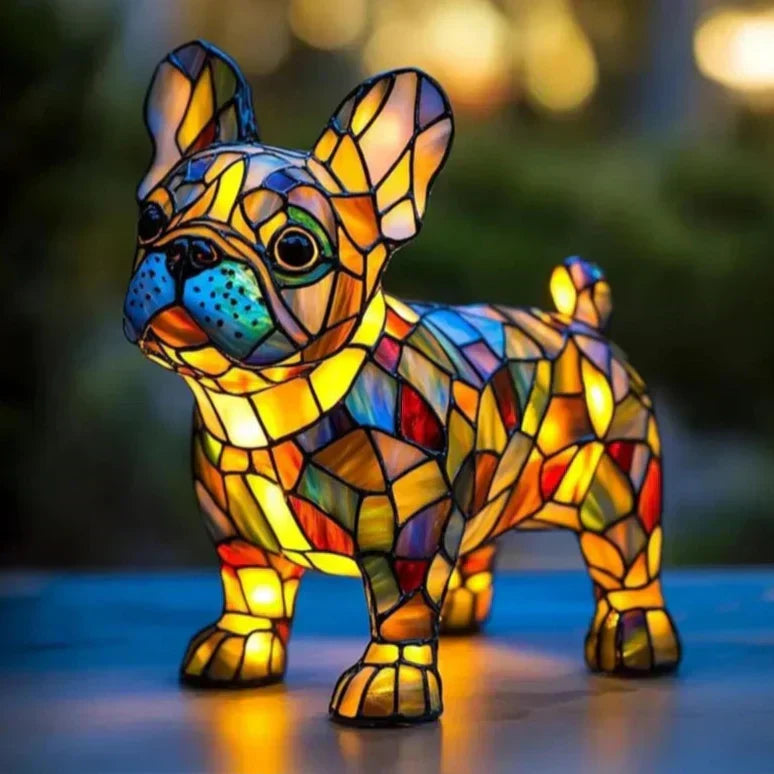 Stralende Franse Bulldog Lamp