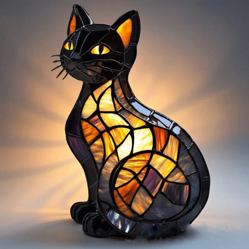 Feline Middernacht Lamp