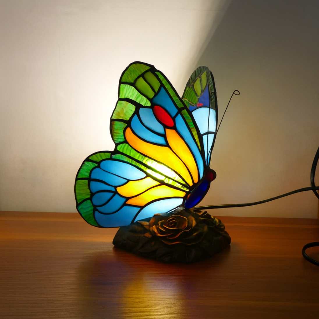 Azuurblauwe Vleugel Lamp