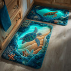 Lot de tapis de cuisine Marée Sereine
