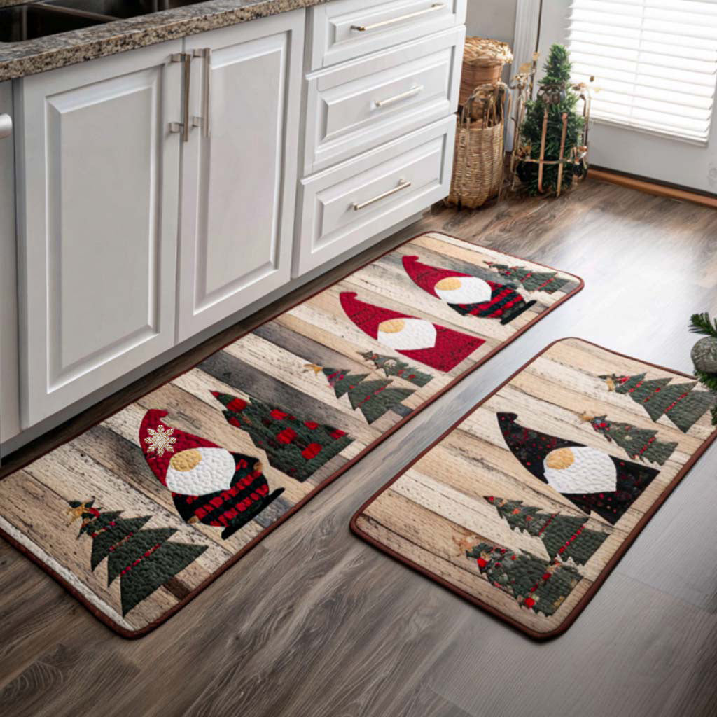 Lot de tapis de cuisine Neige Scintillante