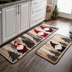 Lot de tapis de cuisine Neige Scintillante