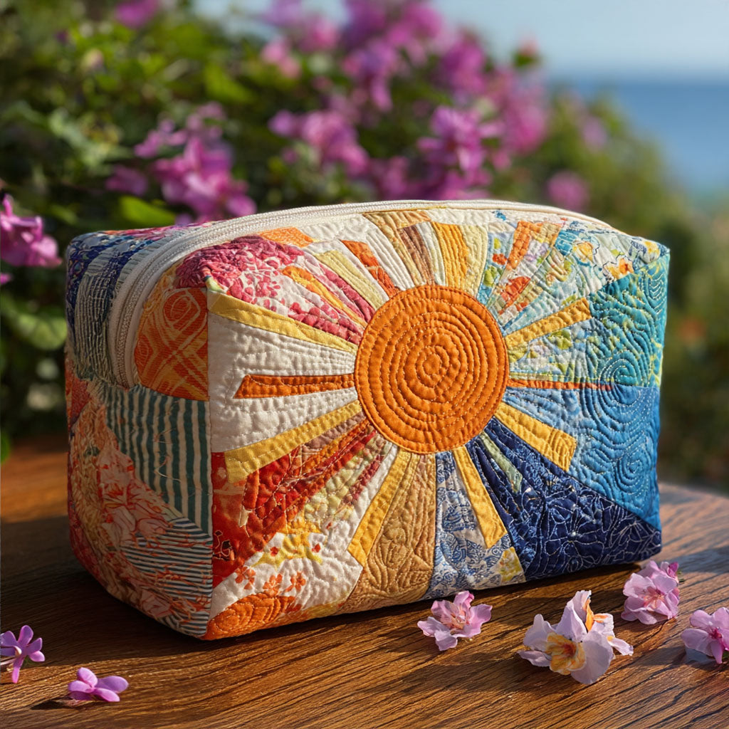 Trousse de maquillage matelassée Rayon de Soleil