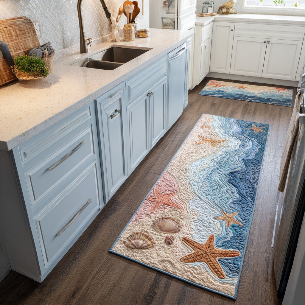 Lot de tapis de cuisine Dérive des Marées