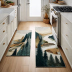 Lot de tapis de cuisine Crête Boisée