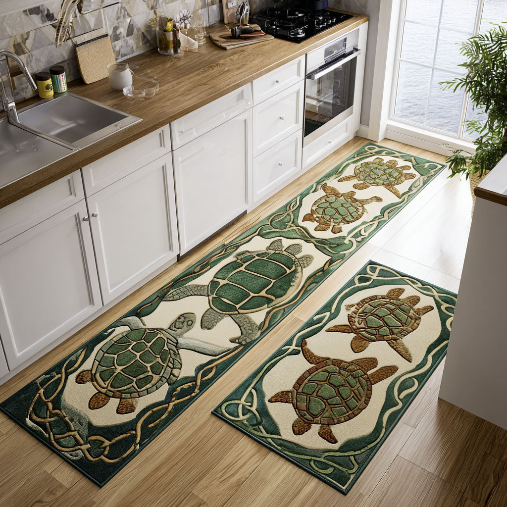 Lot de tapis de cuisine Voyageur Intemporel