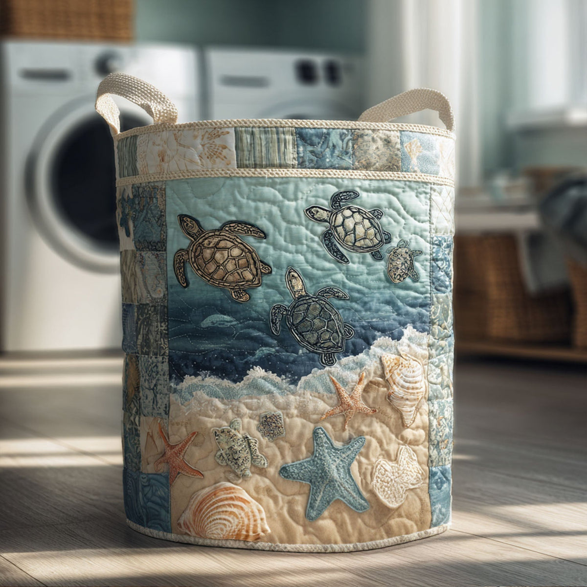 Gewatteerde wasmand Kleine reiziger