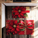 Lot de tapis de cuisine Vœux Chaleureux