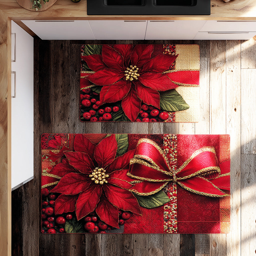 Lot de tapis de cuisine Vœux Chaleureux