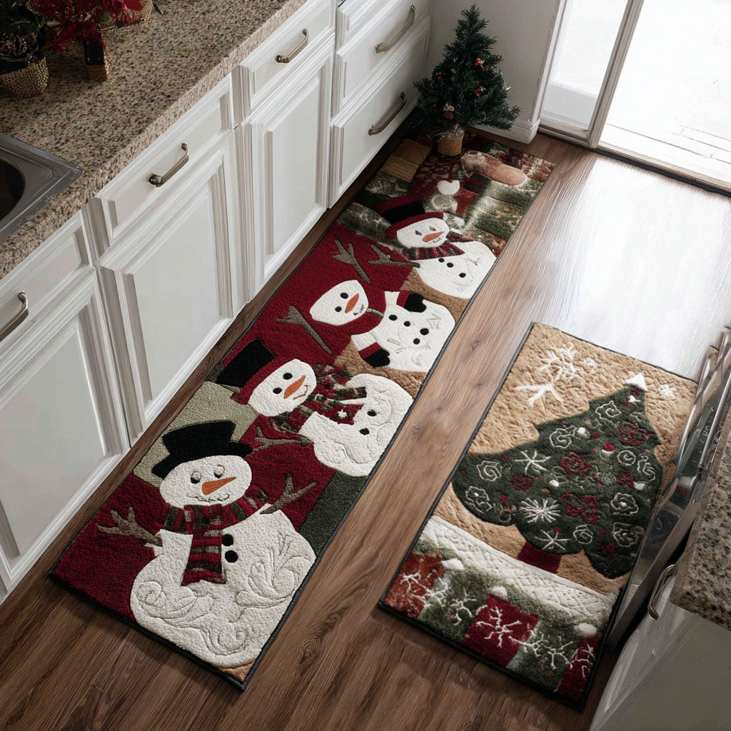 Lot de tapis de cuisine Ami d'Hiver