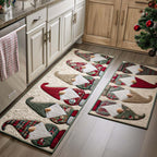 Lot de tapis de cuisine Veille de Noël