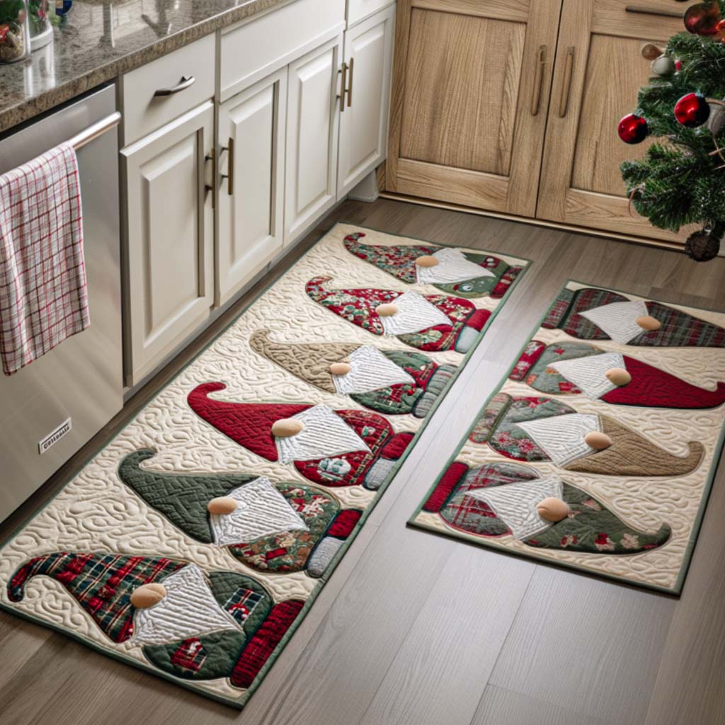 Lot de tapis de cuisine Veille de Noël