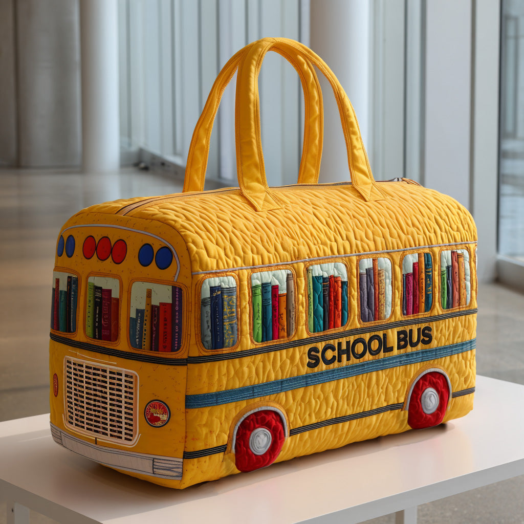 Sac de voyage matelassé Bus Jaune