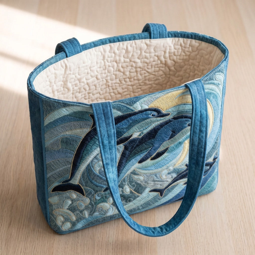 Zeedanser Artisanale Tas – open draagtas met gewatteerde voering