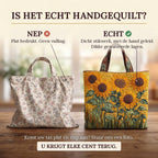 Soleil d'Été Tote Bag Matelassé : vrai matelassage ou impression plate