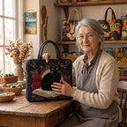 Lien dans son atelier avec le Noir Élégance Sac Matelassé