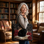 Noir Élégance Sac Matelassé – tote bag matelassé porté à l’épaule