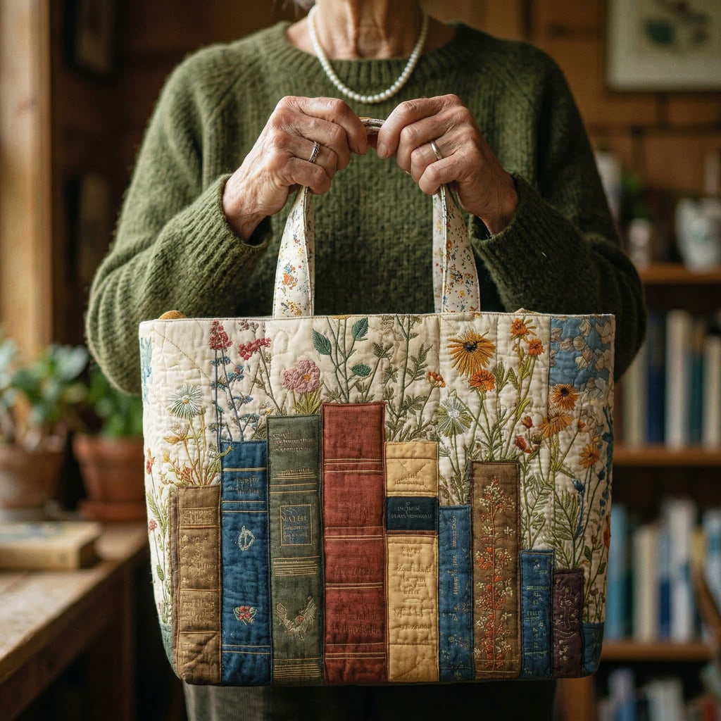 Bibliotheektuin Gewatteerde Draagtas