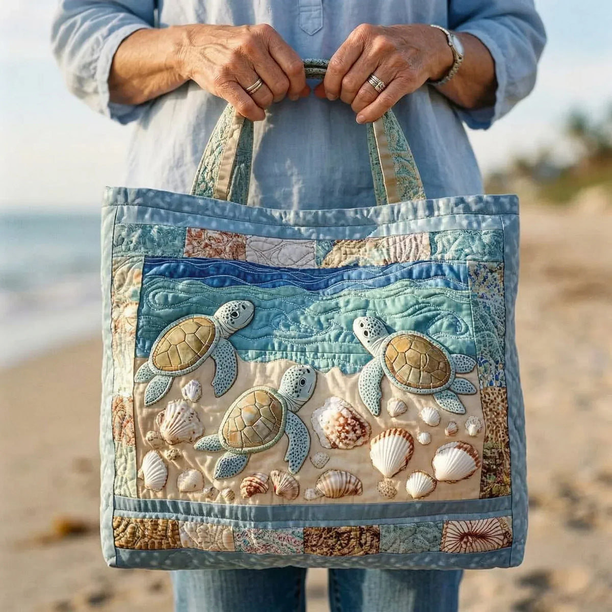 Dérive Océane Sac Artisanal Matelassé