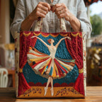 Elegant Design gewatteerde tote bag in de hand