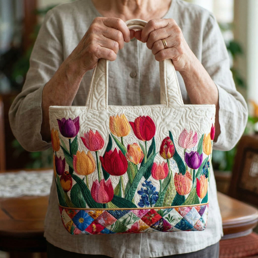 Quilted Tote Bag