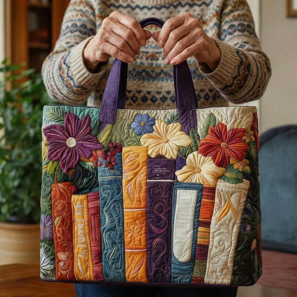 Padded Book Lover's Tote
