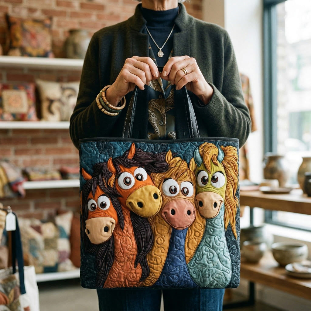 Fun Pony Handmade Tote Bag