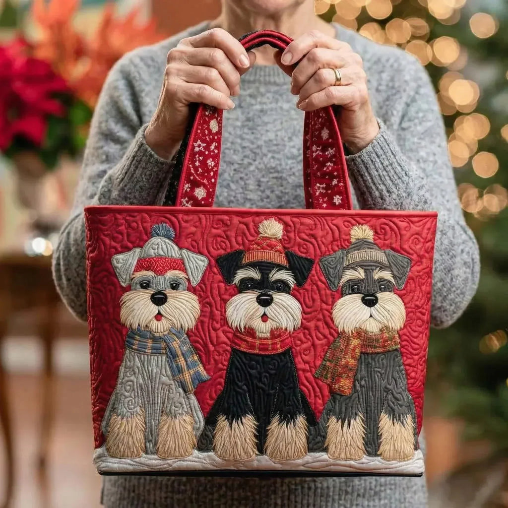 Schnauzer Trio Handgemaakte Tas