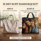 Weidepony Handgemaakte Tas: echt gewatteerd tegenover plat bedrukt