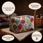 Trousse de maquillage matelassée Ornement Scintillant en détail : tient dans tous les sacs, matelassée