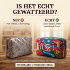 Gewatteerde make-uptas Kosmische Hippiedroom: echt gewatteerd tegenover plat bedrukt