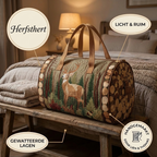 Sac de voyage matelassé Cerf d'Automne en détail : léger, spacieux, matelassé