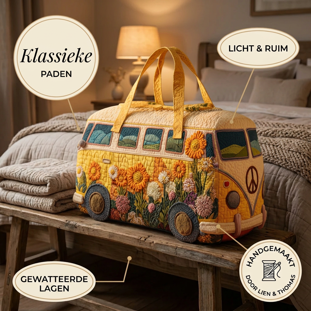 Sac de voyage matelassé Sentiers Classiques en détail : léger, spacieux, matelassé