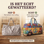 Gewatteerde reistas Wegritme: echt gewatteerd tegenover plat bedrukt