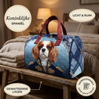 Sac de voyage matelassé Épagneul Royal en détail : léger, spacieux, matelassé