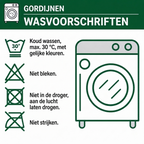Curtain washing instructions