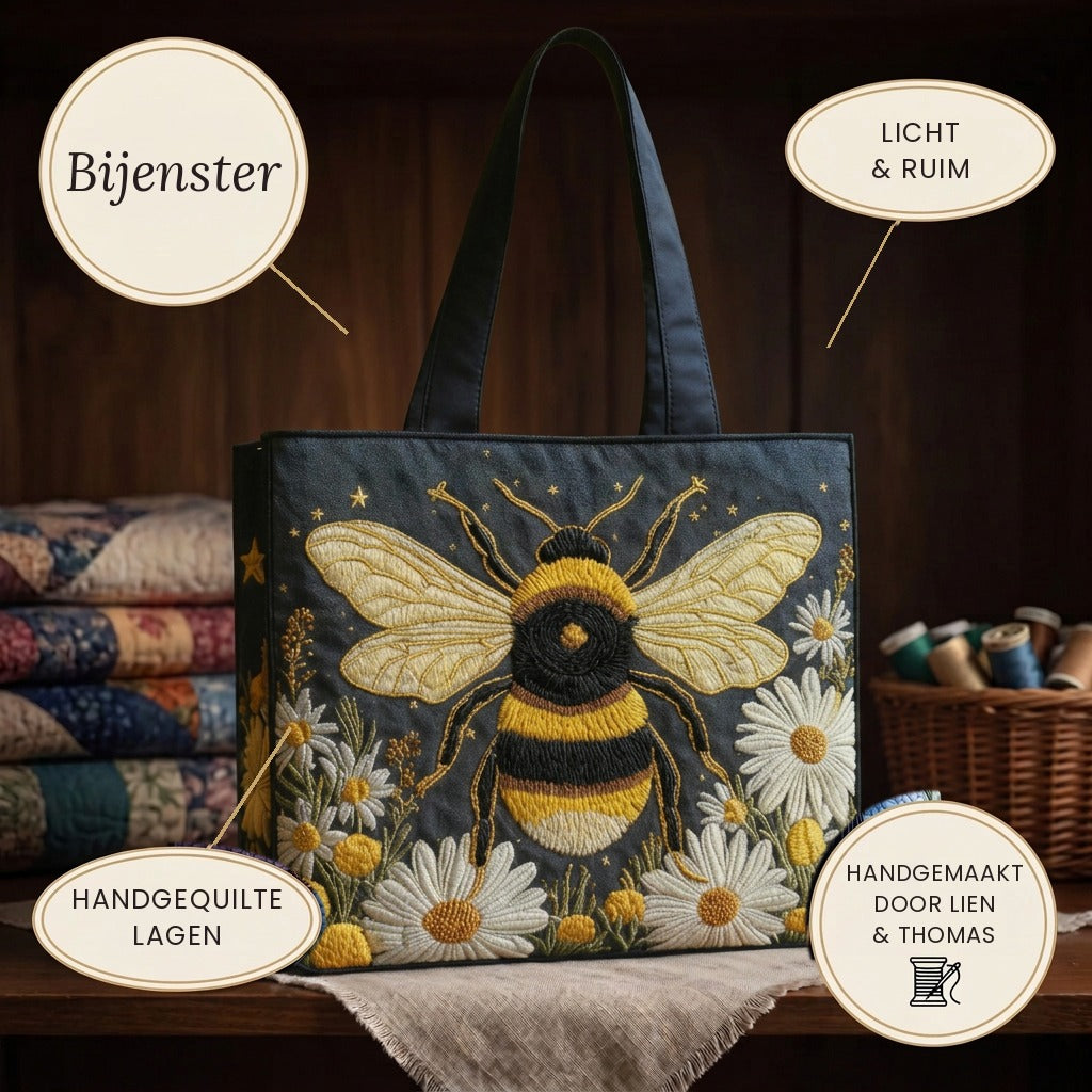 Étoile du Jardin Sac Fait Main – détails : léger et spacieux, couches matelassées