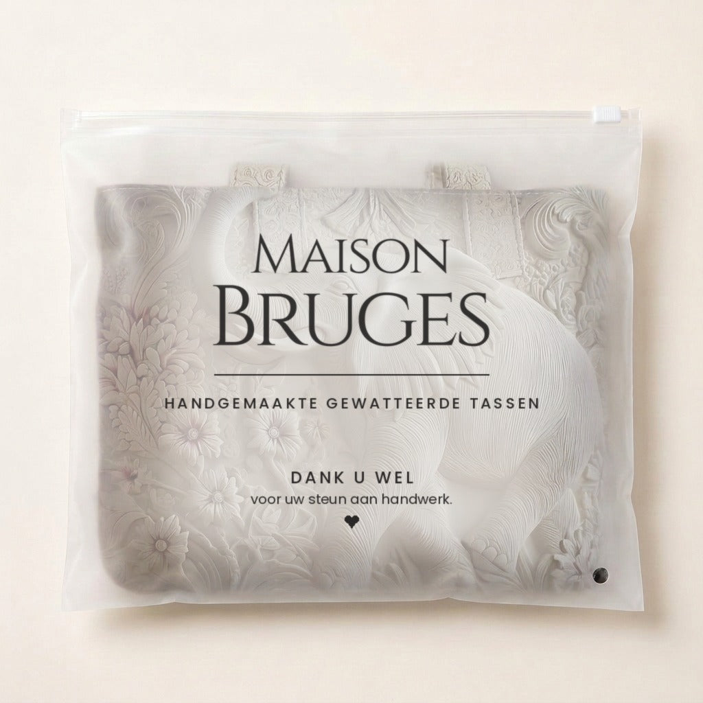 Doux Géant Sac Fait Main dans sa pochette Maison Bruges