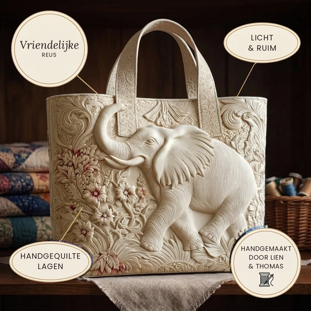 Doux Géant Sac Fait Main – détails : léger et spacieux, couches matelassées
