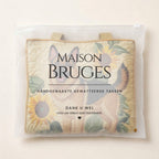 Floral German Shepherd quilted tote bag in its Maison Bruges pouch