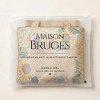 Golden Retriever quilted tote bag in its Maison Bruges pouch