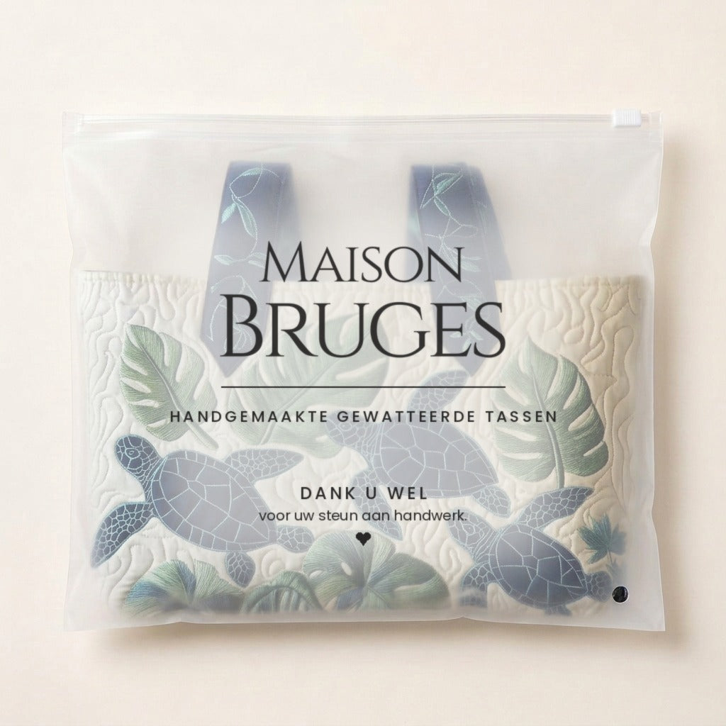 Grâce des Mers Sac Fait Main dans sa pochette Maison Bruges
