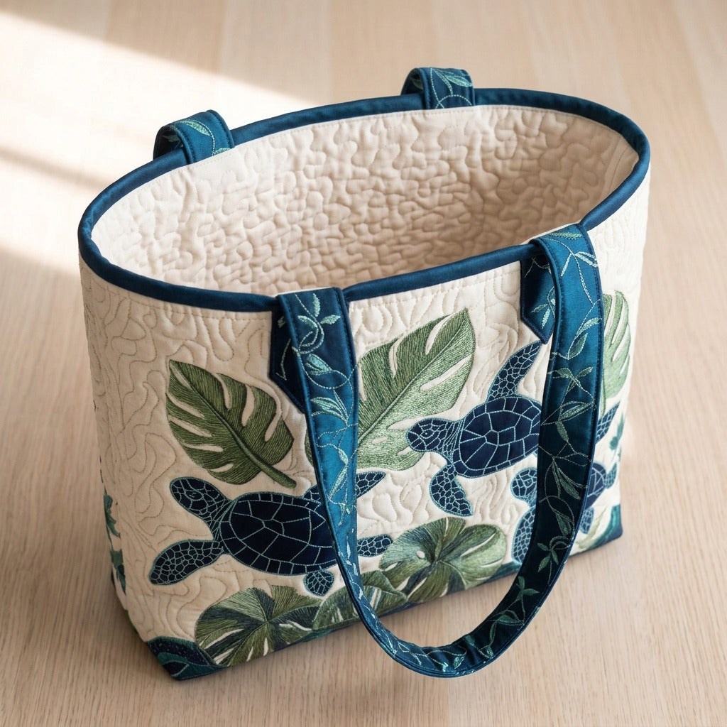 Grâce des Mers Sac Fait Main – sac ouvert avec doublure matelassée