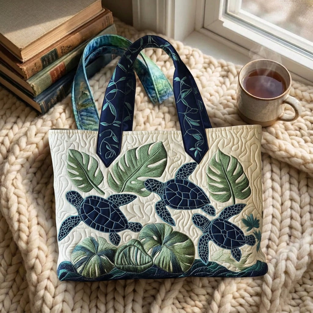 Grâce des Mers Sac Fait Main – sac sur un plaid tricoté avec un café près de la fenêtre