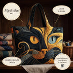 Mystique Féline Sac Fait Main – détails : léger et spacieux, couches matelassées