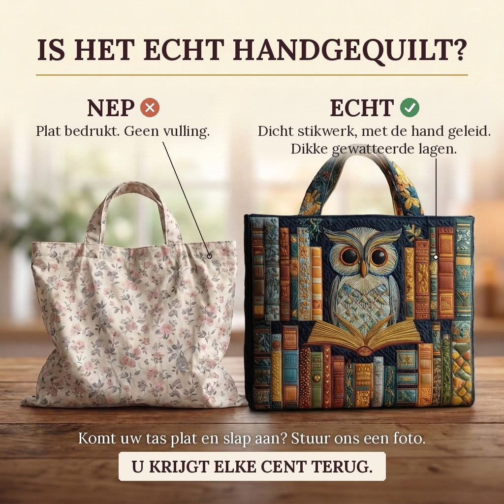Sagesse & Encre Sac Fait Main : vrai matelassage ou impression plate