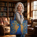 Plume Royale Sac Fait Main – tote bag matelassé porté à l’épaule