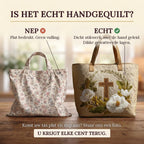 Heilig Licht Handgemaakte Tas: echt gewatteerd tegenover plat bedrukt